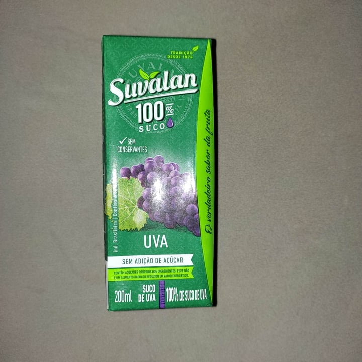 photo of Suvalan Suco de Uva 100% shared by @msibele on  01 Apr 2023 - review