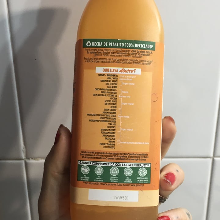 photo of Garnier papaya hair mask shared by @nereabruja on  24 Jan 2023 - review