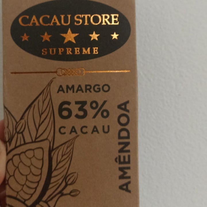 photo of Cacau Store Chocolate 63% Amêndoa shared by @lucorrea on  25 Jan 2023 - review