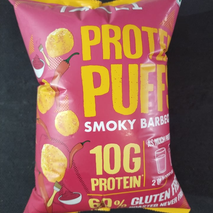 photo of Taali Protein Puffs - Smoky Barbeque shared by @vegananimallove on  25 Jul 2023 - review