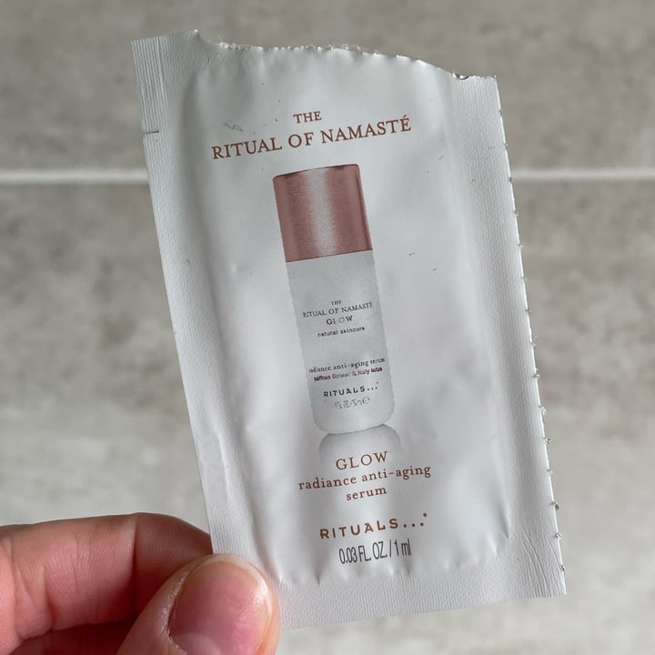 photo of Rituals The Ritual Of Namaste Radiance Anti-aging Serum shared by @plantbasedprincess18 on  19 Apr 2023 - review