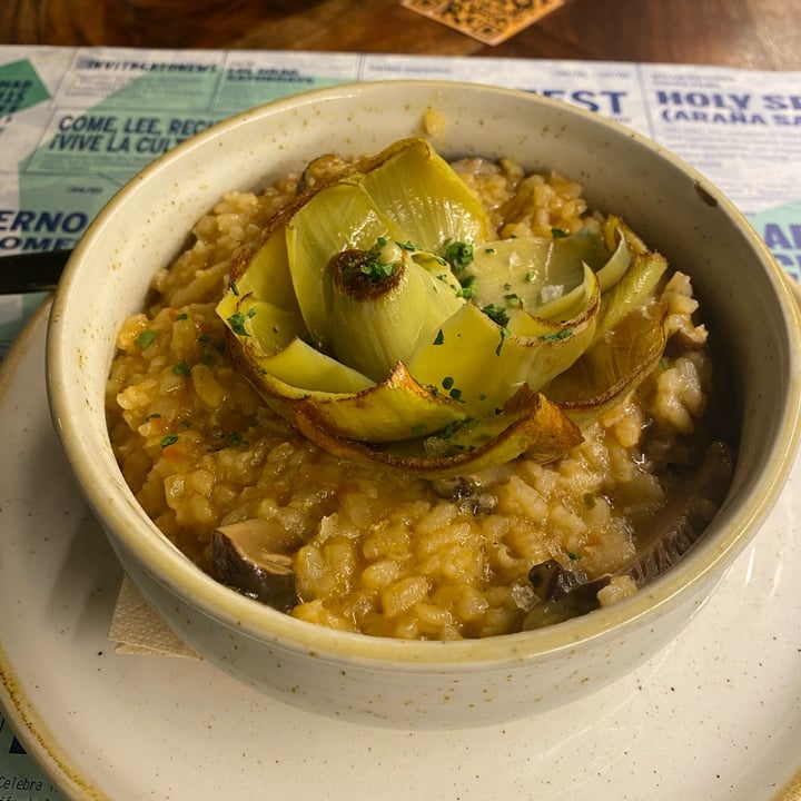 photo of Distrito Vegano alcachofas risotto shared by @elisadm on  18 Mar 2023 - review