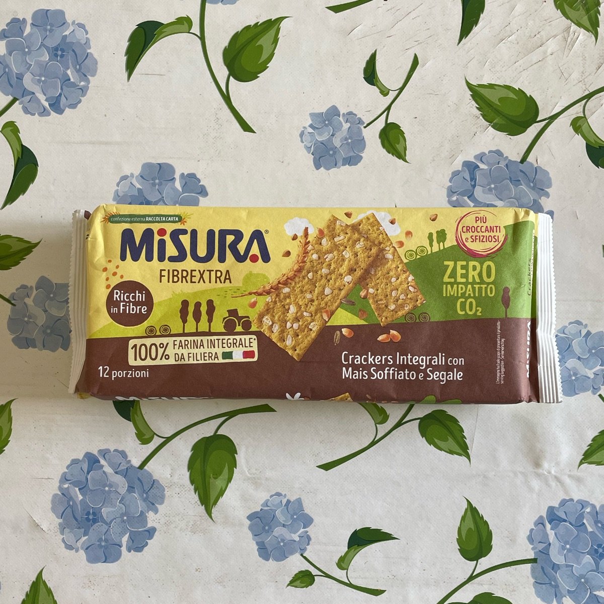 Crackers con mais soffiato e segale - Natura Ricca from Misura - Vegan ...