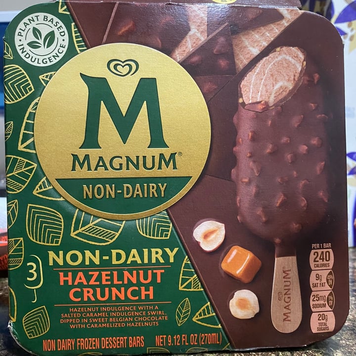 photo of Magnum Non-Dairy Hazelnut Crunch shared by @spookyfoodie on  22 Jan 2023 - review