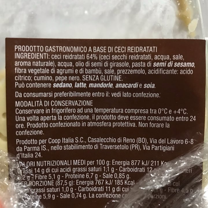 photo of Sapori dal Mondo Coop Hummus di Ceci shared by @daniauzino93 on  24 Jun 2023 - review