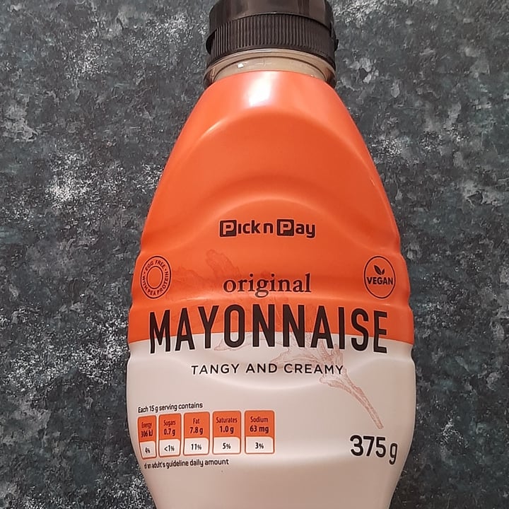 photo of Pick n Pay mayonnaise shared by @punkhippiesa on  24 Jul 2023 - review