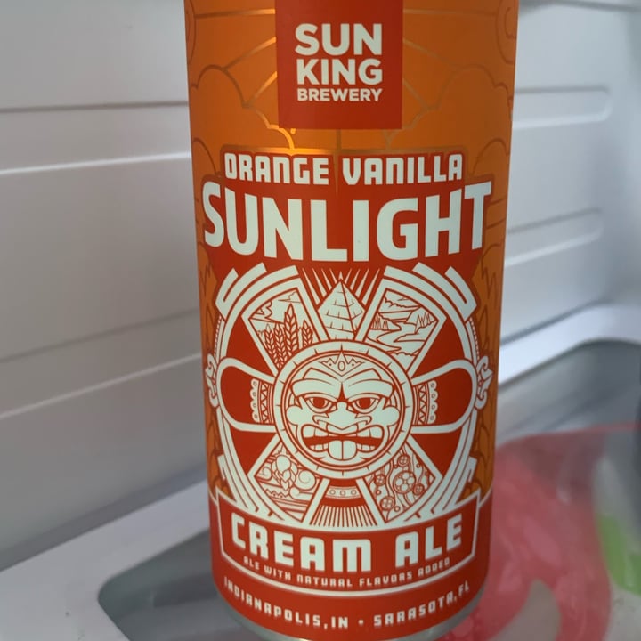 photo of Sun King Brewery Orange Vanilla Sunlight Cream Ale shared by @allhess on  31 Jul 2023 - review