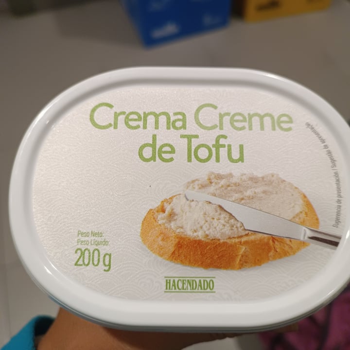 photo of Hacendado crema creme De Tofu shared by @biancafurii on  18 Apr 2023 - review