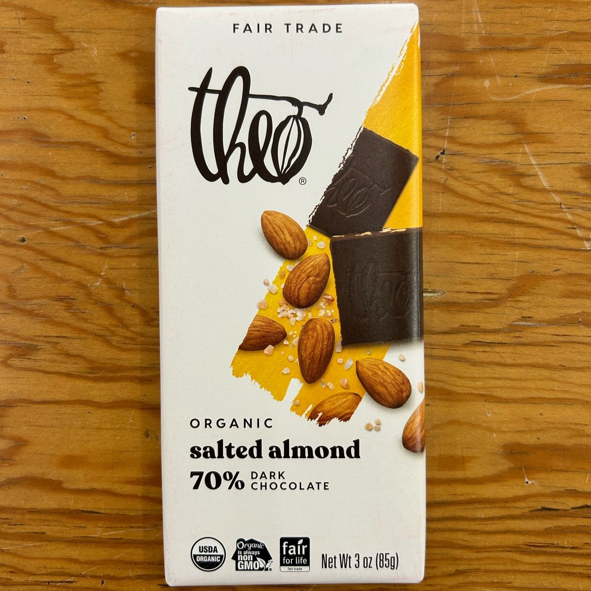 Theo Chocolate Organic Salted Almond 70 Cacao Reviews Abillion