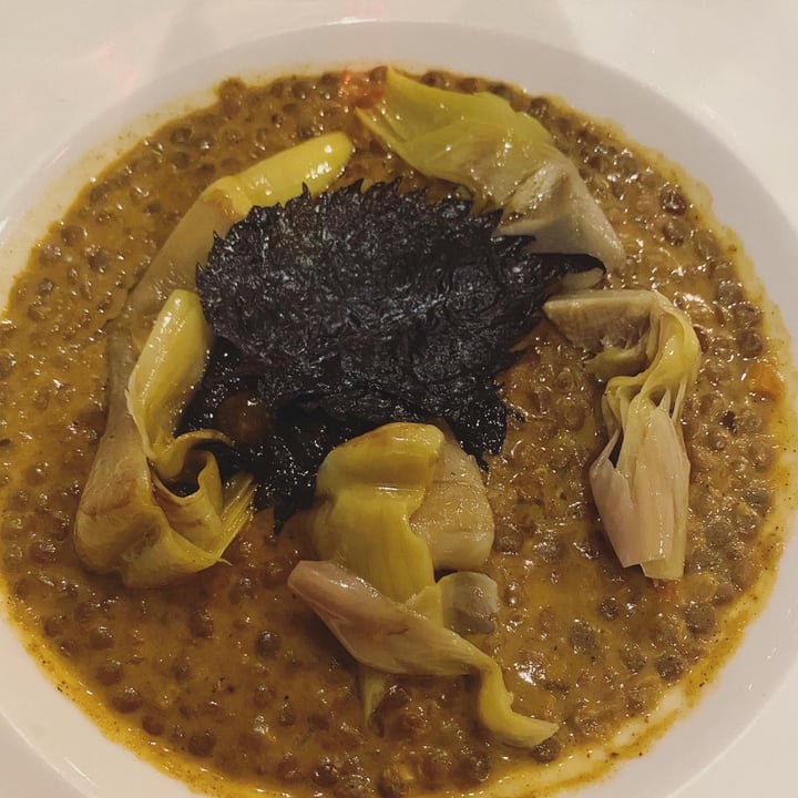 photo of Al Refettorio dhal di lenticchie con carciofi shared by @giuls9191 on  03 Jun 2023 - review