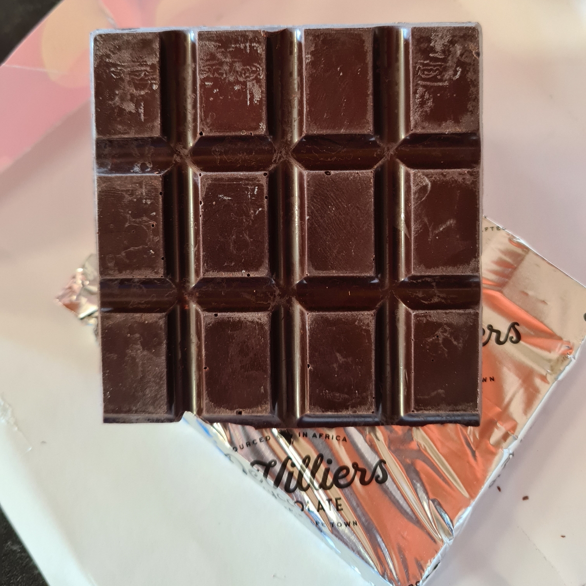 De Villiers Chocolate Orange & Vanilla Dark Chocolate Bar Reviews ...