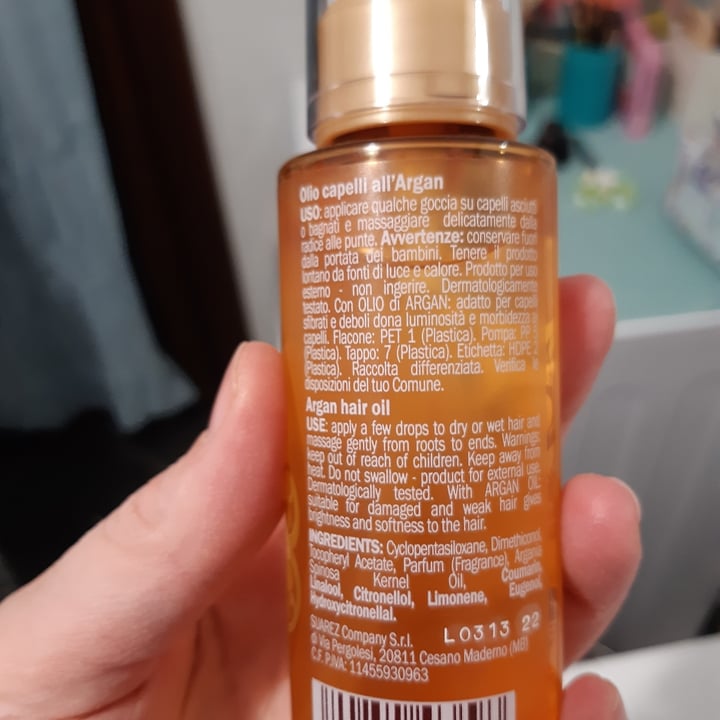 photo of Cien Olio capelli all'argan shared by @silviaghibs on  16 May 2023 - review
