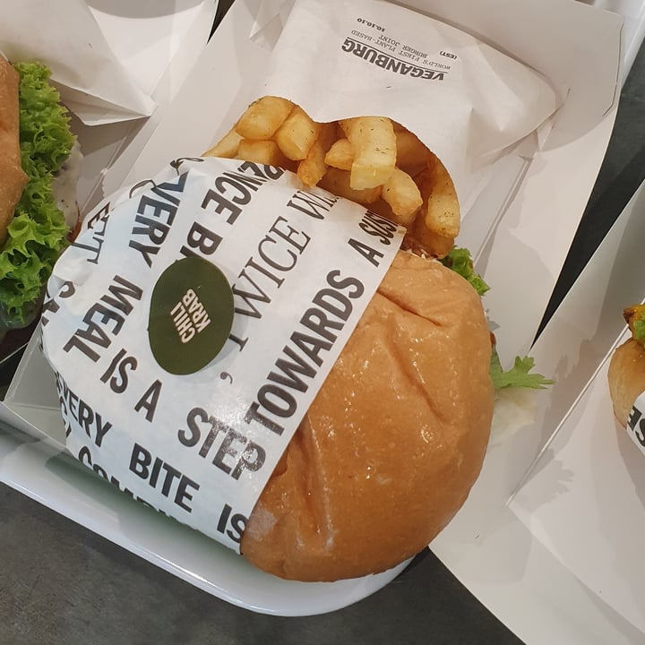 photo of VEGANBURG Woodleigh Chili Krab Burger shared by @okthanks on  14 Jul 2023 - review