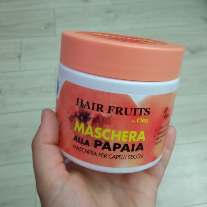 photo of Cien Hair fruits maschera alla papaia shared by @giusicc on  07 May 2023 - review