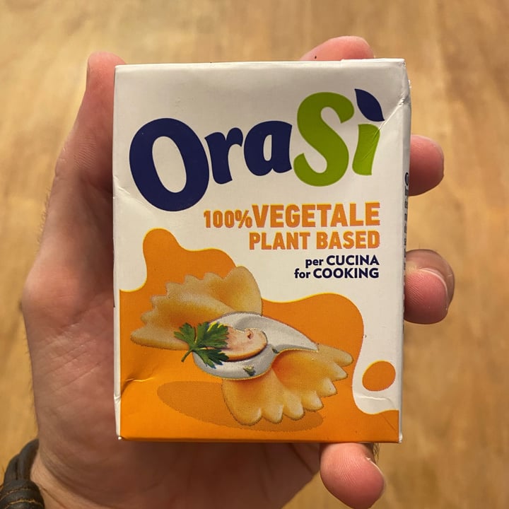 photo of OraSí 100% vegetale Crema per cucina shared by @pippoarde97 on  31 Jul 2023 - review