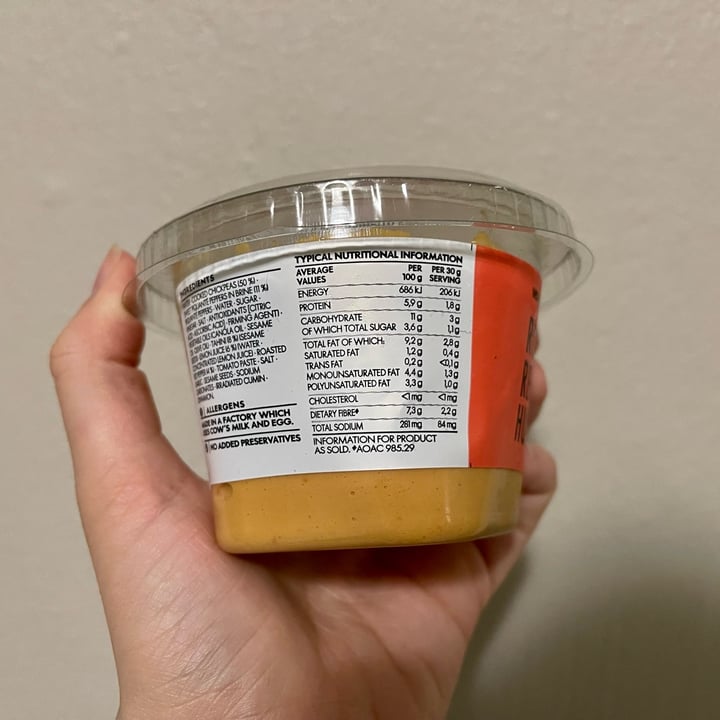 photo of Woolworths Food Roasted red pepper hummus shared by @jeanne-marie on  28 Mar 2023 - review
