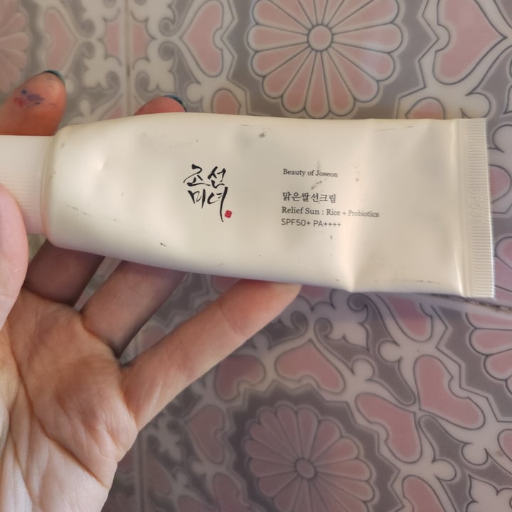 photo of beauty of joseon Relief Sun : Rice + Probiotics shared by @queeervegan on  03 Apr 2023 - review