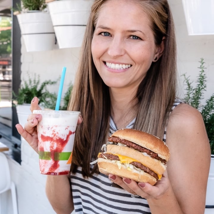 photo of Plant Power Double Cheeseburger shared by @worldofvegan on  02 May 2023 - review