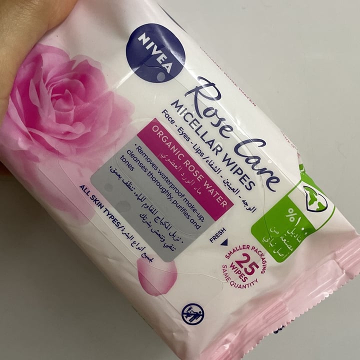 photo of Nivea Make-up remover wipes shared by @alicefox on  11 Aug 2023 - review