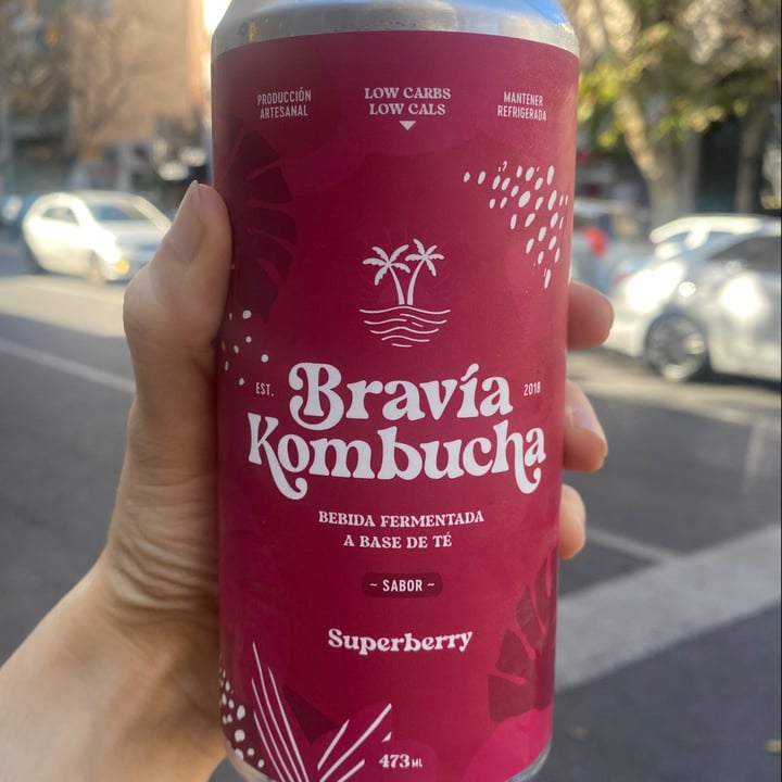 photo of Bravía Kombucha Superberry shared by @veganiciousbab on  28 May 2023 - review