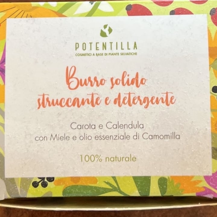 photo of Potentilla Burro Solido Struccante E Detergente shared by @1209 on  20 Apr 2023 - review