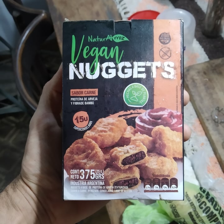 photo of Naturalrroz vegan nuggets sabor carne shared by @cosmar on  09 Jan 2023 - review