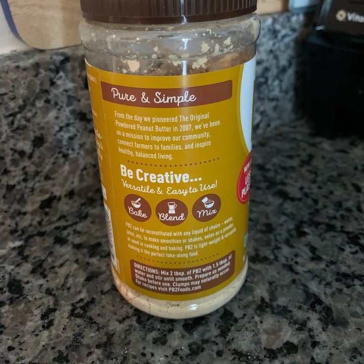photo of PB2 Foods Original powdered peanut butter shared by @friendlyvegan on  14 Mar 2023 - review