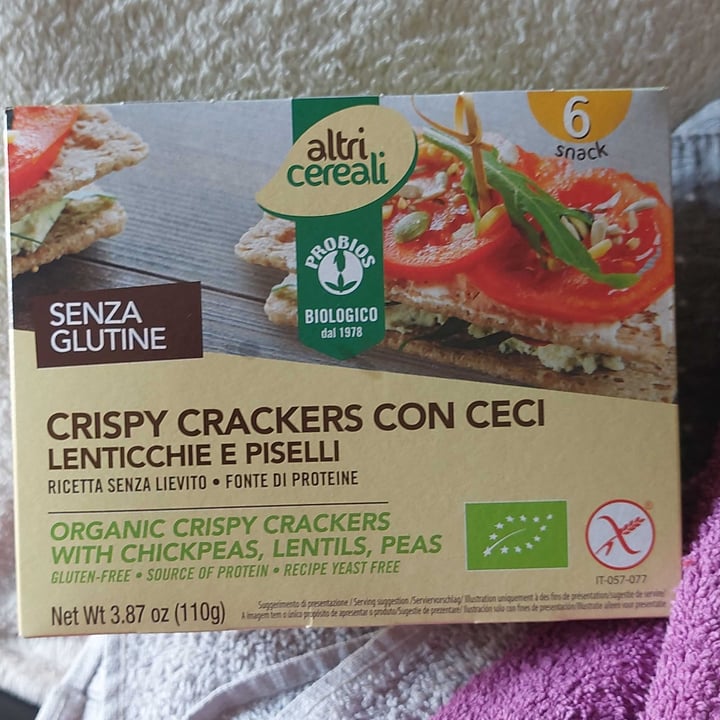 photo of Altri cereali Crispy crackers con ceci shared by @severinglukov on  04 Jul 2023 - review