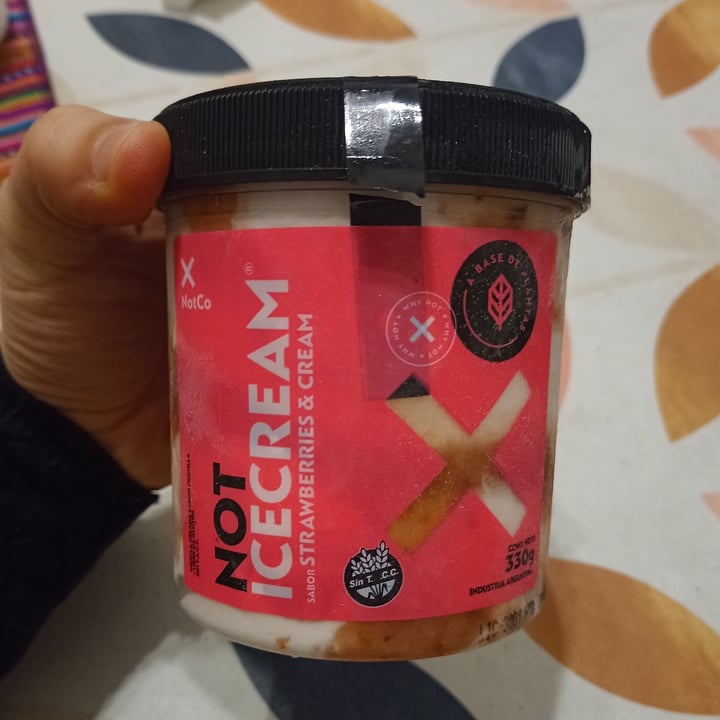 photo of NotCo Not Ice Cream Strawberry Cream shared by @aldyflorent on  13 Jun 2023 - review