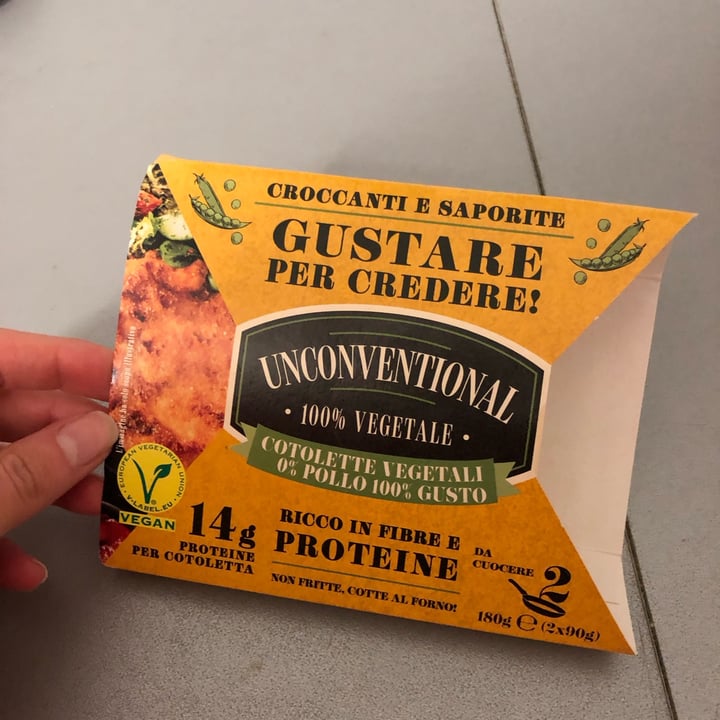 photo of Unconventional Cotolette Vegetali 0% Pollo 100% Gusto shared by @hachi on  22 May 2023 - review