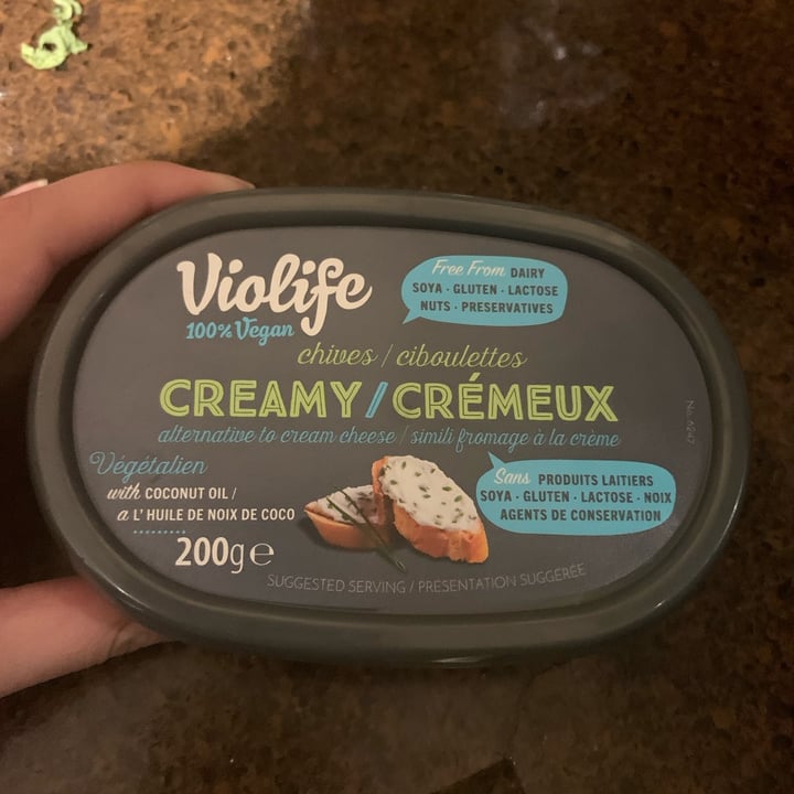 photo of Violife Chives Creamy  shared by @ecoearth on  13 Jan 2023 - review