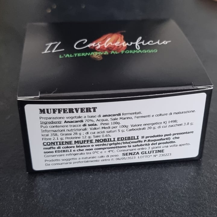 photo of Il CashewFicio Muffevert shared by @ladalf86 on  28 Mar 2023 - review