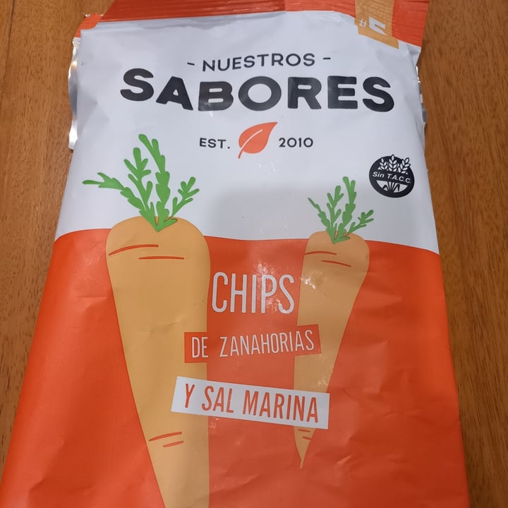 photo of Nuestros Sabores Chips de Zanahoria y Sal Marina shared by @luciana1984 on  17 May 2023 - review