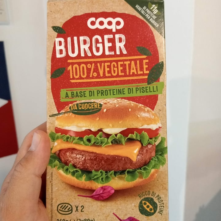 photo of Coop Burger 100 Per Cento Vegetale Coop shared by @tripparimugino on  06 May 2023 - review