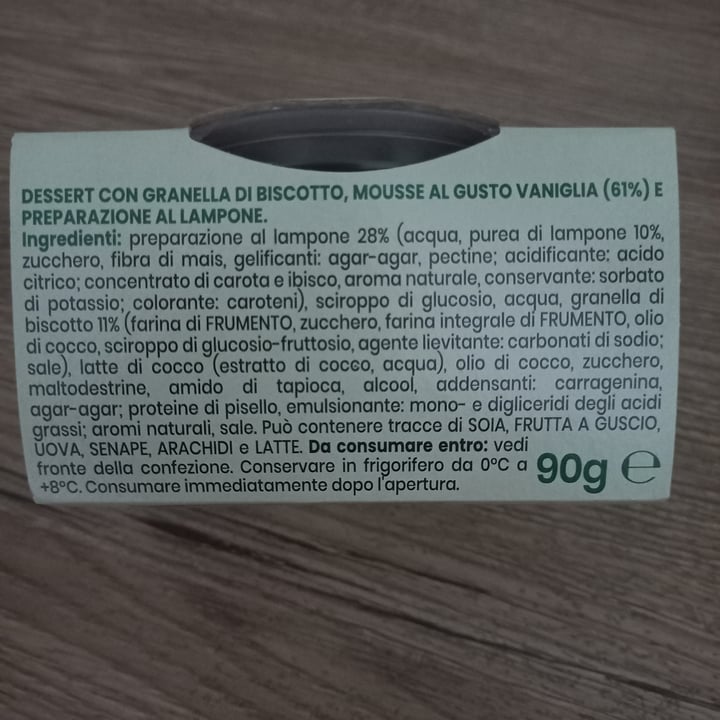 photo of Amo Essere Veg cheesecake al lampone - 100% vegetale shared by @drone53 on  23 Jul 2023 - review