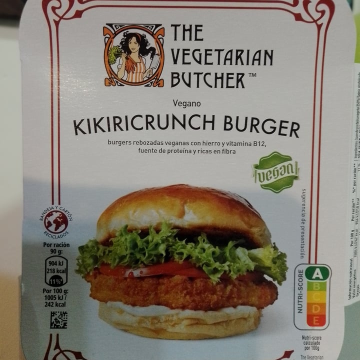 photo of The Vegetarian Butcher Kikiricrunch Burger shared by @berengueremy on  24 Jan 2023 - review