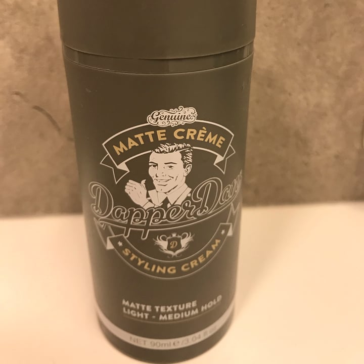 photo of Dapper Dan genuine matte creme styling cream shared by @scorbunny on  22 Jan 2023 - review
