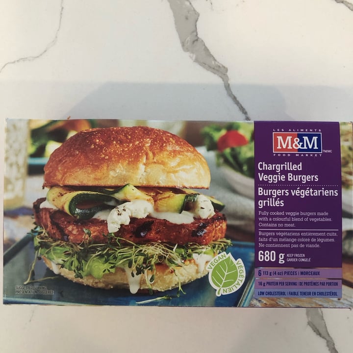 photo of m&m food market Chargeilled Veggie Burgers shared by @derryns on  11 Feb 2023 - review