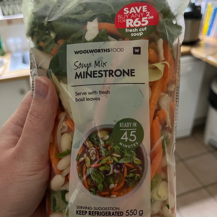 photo of Woolworths Food Minestrone soup mix shared by @melcalothi on  31 May 2023 - review