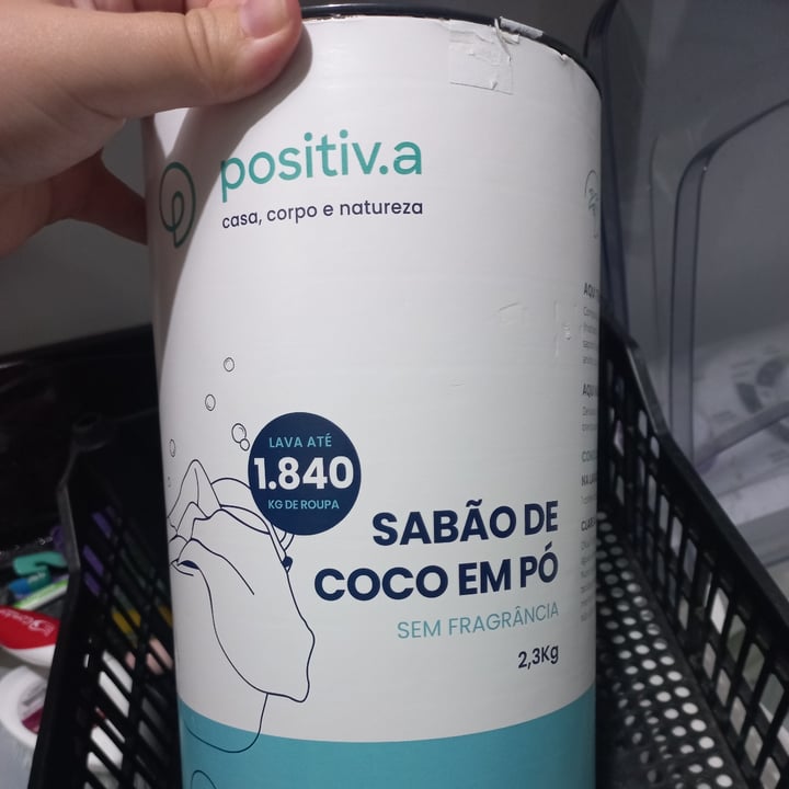 photo of Positiv.a Sabão De Coco Em Pó shared by @danipamplona on  30 Jan 2023 - review