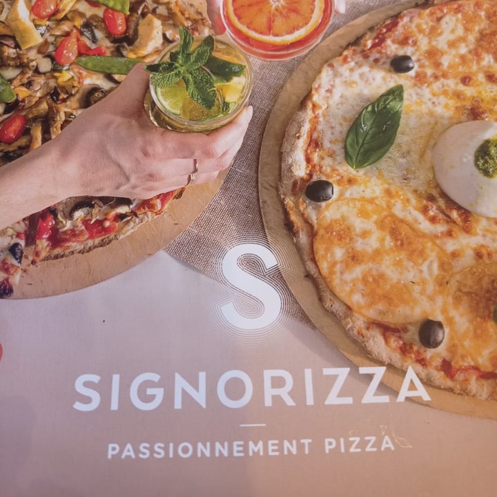 photo of Signorizza Pontarlier pizza Vegetalienne shared by @lauracri on  01 Aug 2023 - review