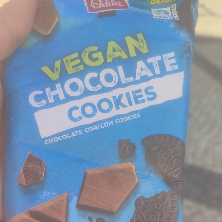 photo of Fin Carré Chocolate  vegano con cookies shared by @brumpaloma on  20 Feb 2023 - review