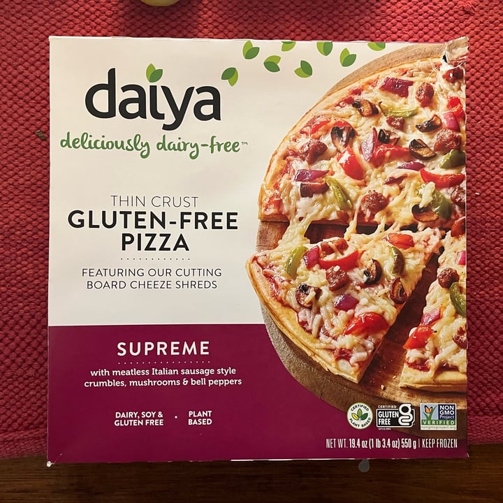 photo of Daiya Pizza supreme shared by @ameriamber on  14 Aug 2023 - review