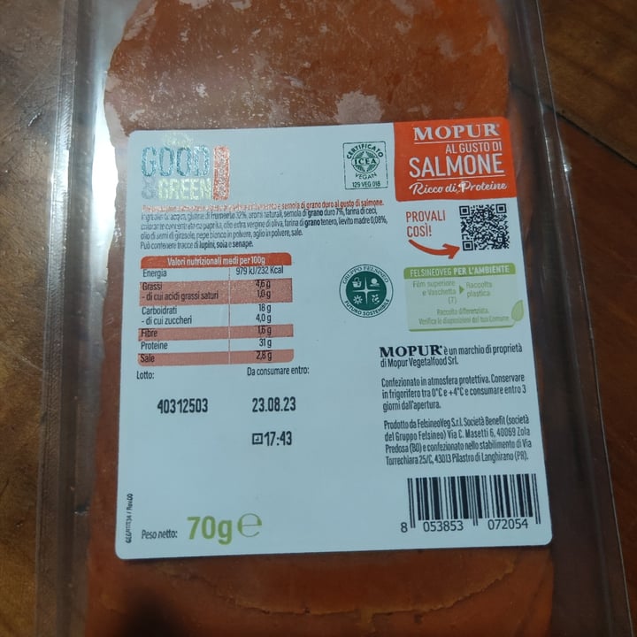 photo of Felsineo Veg Mopur al gusto di salmone shared by @susyvet on  29 Jun 2023 - review