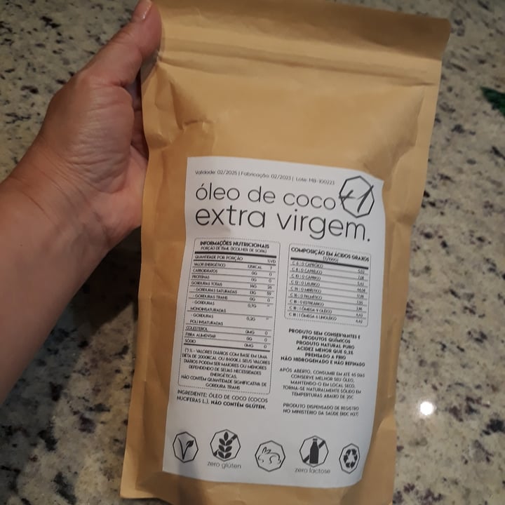 photo of Óleo de Coco Extra Virgem +1 Óleo de Coco Extra Virgem +1 Superalimentos shared by @cintianogueira on  02 Jul 2023 - review