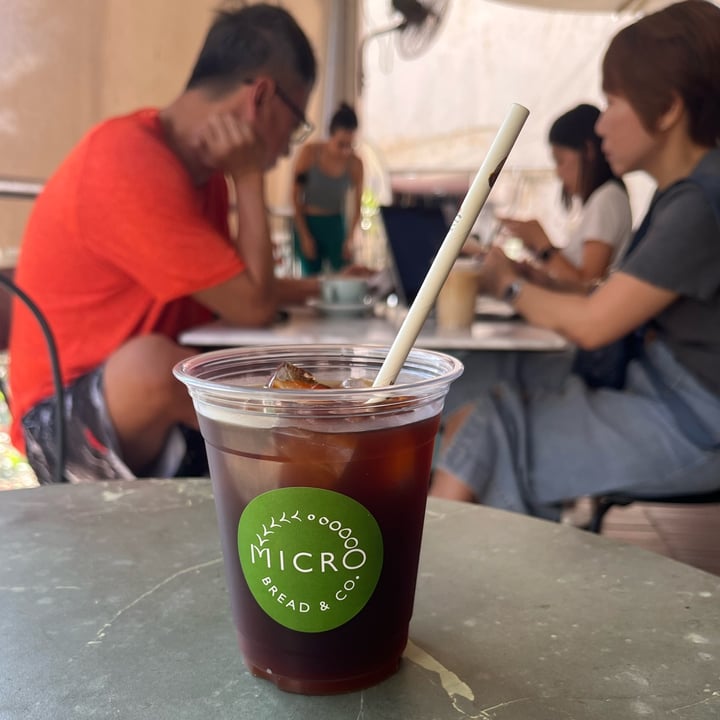 photo of MICRO bakery | kitchen iced americano shared by @soy-orbison on  23 Jul 2023 - review