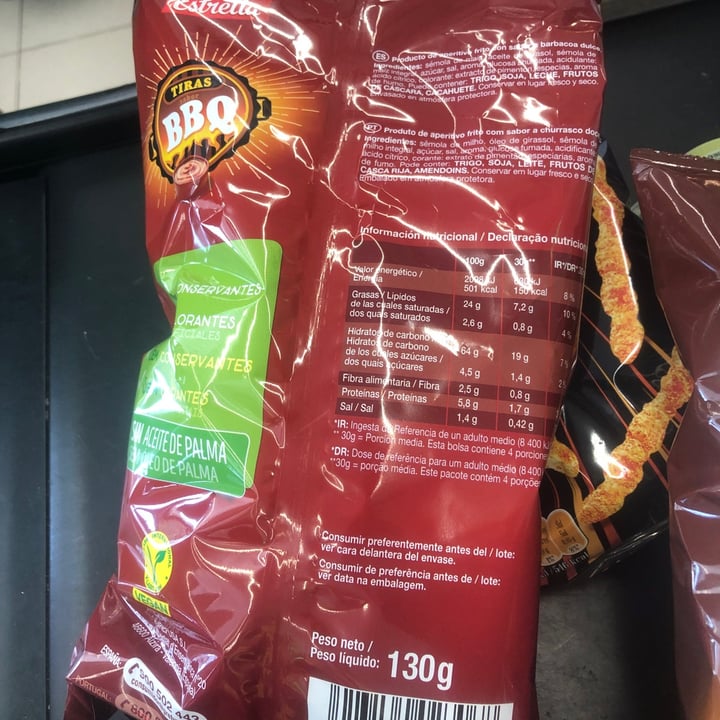 photo of Hacendado fritos bbq shared by @malagavegana on  18 Apr 2023 - review