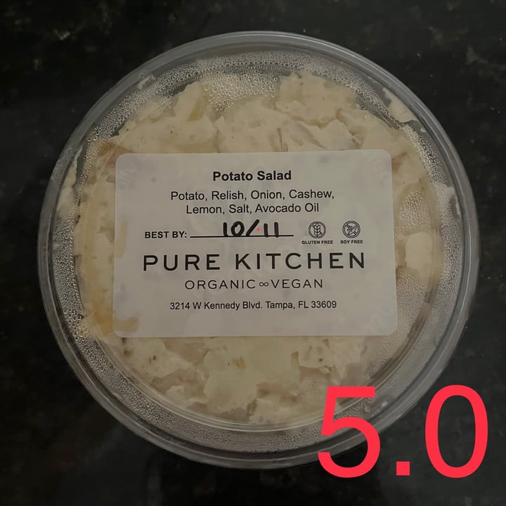 photo of Pure Kitchen - Vegan Restaurant Potato Salad shared by @kittkat410 on  14 Apr 2023 - review