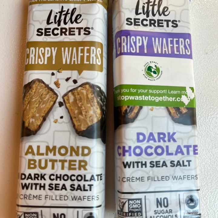 photo of Little secrets Almond Butter in Dark Chocolate with Sea Salt (Creme Filled Wafers) shared by @jogger177 on  23 Jan 2023 - review