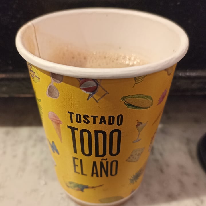 photo of Tostado Café macchiato con leche de nuez pecan shared by @vikvegan on  24 Jul 2023 - review
